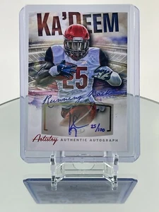 🔥 2014 Sage Artistry Auto /100 Ka'Deem Carey #AA-2 Rookie Auto RC 🔥 - Foto 1 di 6