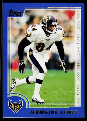 Jermaine Lewis, 2000 Topps, #247, Baltimore Ravens, Football Card - Image 1 of 2