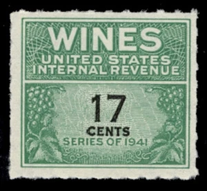 SELLO DE VINO SCOTT #RE186 - 17c - F-VF SIN USAR - Imagen 1 de 2