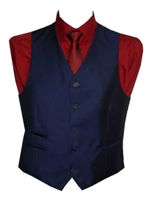 Abrigo Voeut Para Hombres Formal Calce Ajustado Azul Tónico Cintura (Ford) en Talla 34 a 52, S/R/L - Imagen 1 de 4