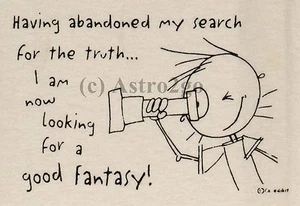 HAVING ABANDONED MY SEARCH FOR THE TRUTH...LOOKING FOR A GOOD FANTASY T shirt - Picture 1 of 6