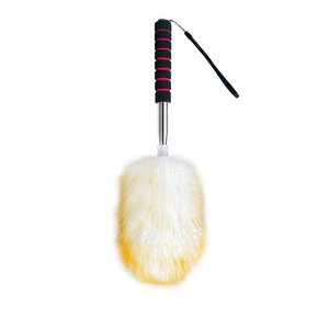 MKUN Lambs Wool Feather Duster extendable Stainless Steel Handle for Cleaning... - Picture 1 of 6