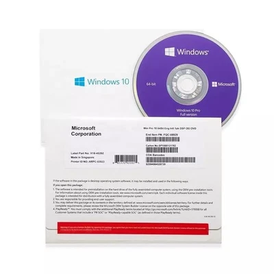 Windows 10 Pro 64bit English Full version Factory sealed New pack DVD package. - Image 1 of 2