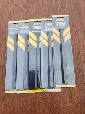 LOT/5 General Tools  THREAD REPAIR FILE4/ 177-2 AND 1/177-1 High CarbonSteel NEW - Image 1 of 4