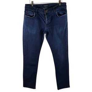 Phillip Plein Jeans Illegal Fight Club Straight Cut Button Fly Skull Mens 36 - Picture 1 of 13