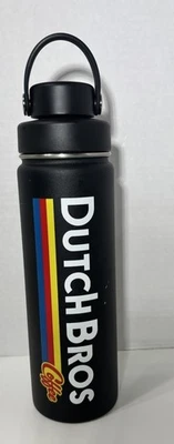 Dutch Bros Coffee 20oz Stainless Steel Matte Tumbler Thermos Water Bottle AS IS - Image 1 of 4