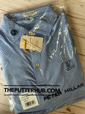 * 新 * Scotty Cameron Circle T King Surfer 夏季舒适 Polo 浅蓝色 — 第 1/3 张图片