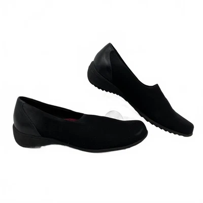 Tenis sin cordones elásticos negros Munro | para mujer talla 8 Foto 1 de 4