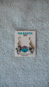 Sterling Silver Zuni Earrings by Constance Epaloosa Marked Sterling CE - Picture 1 of 1