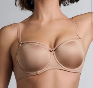 Marlies Dekkers Space Odyssey Balcony Bra, Color Glossy Camel (nude), 34B - Picture 1 of 8