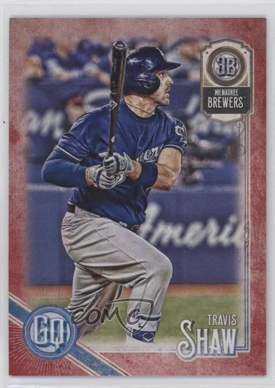 2018 Topps Gypsy Queen Red /10 Travis Shaw #154 - Image 1 of 2