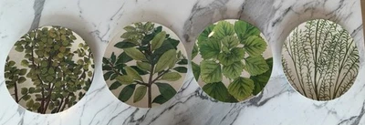 Plato de cena de melamina botánica John Derian Target 10,5" - Juego de 4 nuevos con etiquetas Foto 1 de 4