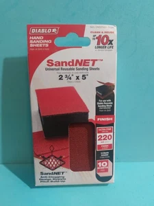 Diablo DND234220S10N 2-3/4 in. x 5 in. 220-Grit SandNET Reusable Sanding Sheets - Picture 1 of 3