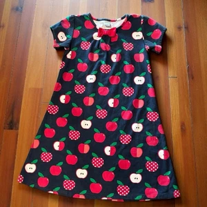 Gymboree Girls Apple Ponte Dress Head Of The Class Blue Size 10 Back To School - Picture 1 of 4