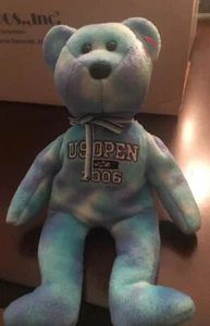 DEUCE the TENNIS BEAR for U.S. OPEN 2006 No Tag TY BEANIE BABY - Picture 1 of 2