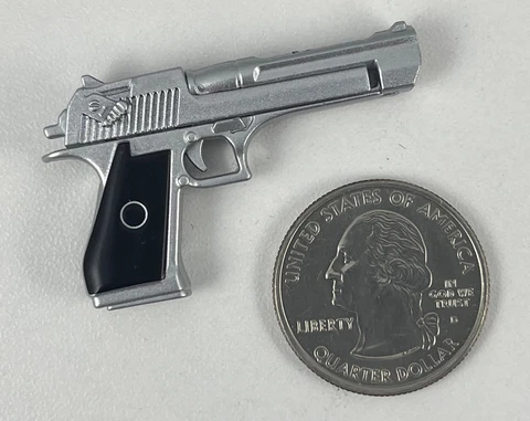 Daftoys Resident Evil JILL VALENTINE DESERT EAGLE PISTOL 1/6 Scale Custom Fodder Cover