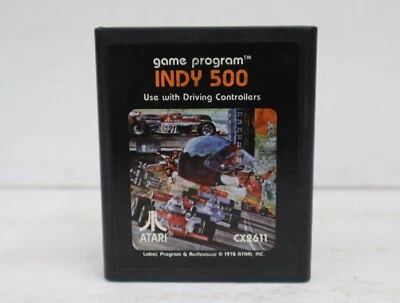 Indy 500 (Atari 2600, 1978) Cart Only - Image 1 of 2