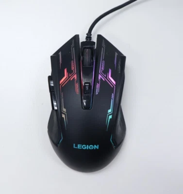 Lenovo Legion M200 Wired RGB Gaming Optical USB Mouse 01FJ198 - Image 1 of 4