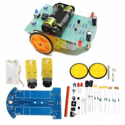 2WD Robot Car Chassis DIY Kit for Arduino Projects with Tracking System - Image 1 of 4
