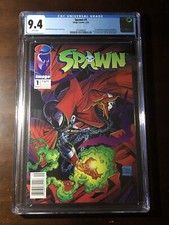 Spawn #1 (1992) 1st Appearance Spawn Newsstand Variant - CGC 9.4!