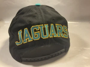 Vintage Jacksonville Jaguars American Needle Blockhead Snapback 90s Black USA - Picture 1 of 14