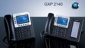 GRANDSTREAM GXP2140 w/ GXP2200EXT Expansion Module BUNDLE - 1 MONTH FREE SERVICE - Picture 1 of 3