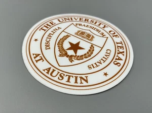 University of Texas Austin Vintage Vinyl Outdoor Indoor Sticker Laptop Car Crest - Picture 1 of 4