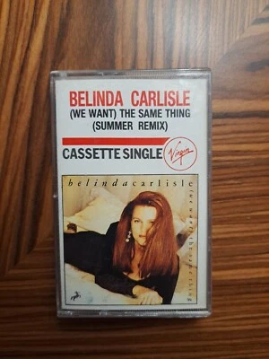 Belinda Carlisle We Want The Same Thing Cassette Single Summer Mix 1989 - Image 1 of 4