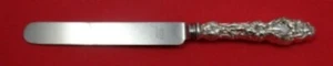 Lily by Whiting Sterlingsilber Tafelmesser stumpfer fetter Griff mit rostfreiem 9 7/8" - Bild 1 von 2