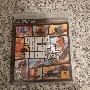 Grand Theft Auto V GTA5 PS3 Brand New Factory Sealed in Y Shrink Black Label - Picture 1 of 3