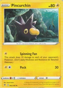Pincurchin 62/185 Pokemon Vivid Voltage  - Picture 1 of 2