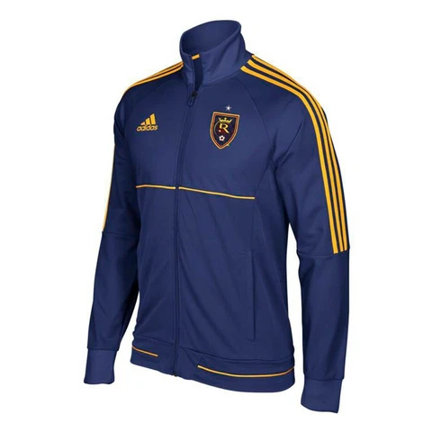 Real Salt Lake MLS Adidas Men's Sideline Purple Full-Zip Anthem Track Jacket Cover