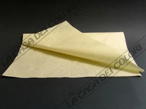 CARTA DI RISO - FOGLIO 64x94cm - AVORIO - 1 FOGLIO PIEGATO IN 4 - Picture 1 of 1