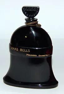 Molinard (Grasse) - Flacon XMas Bells en verre noir - Picture 1 of 10