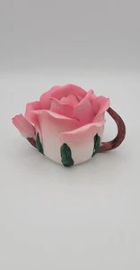 Mini teiera vintage fiore petalo rosa rosa rosa - Foto 1 di 15