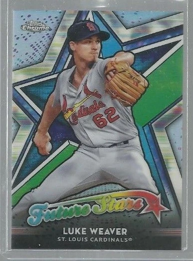  2018 Topps Chrome Future Stars Refractors #FS15 Luke Weaver (ref38207) - Image 1 of 1