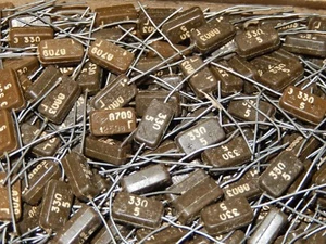 330pF 5% 250V KSO condensadores de mica plateados NUEVO LOTE DE 20 piezas - Imagen 1 de 2