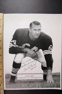 CLEVELAND BROWNS LEGEND JIM RAY SMITH AUTOGRAPH PHOTO~