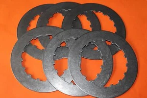 TRIUMPH PRE UNIT & UNIT 6 X PLAIN STEEL CLUTCH PLATES 57-1363 BSA 42-3195 - Picture 1 of 1