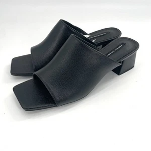 105 $ French Connection Damen-Dinner-Slipper Pantoletten Blockabsatz Sandalen 10 - Bild 1 von 4