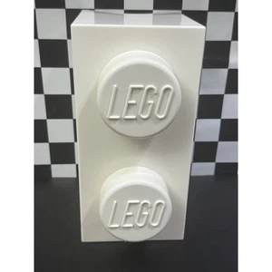 Lego 2 Knobs Room Copenhagen Stackable Storage Brick Box - White - Picture 1 of 9