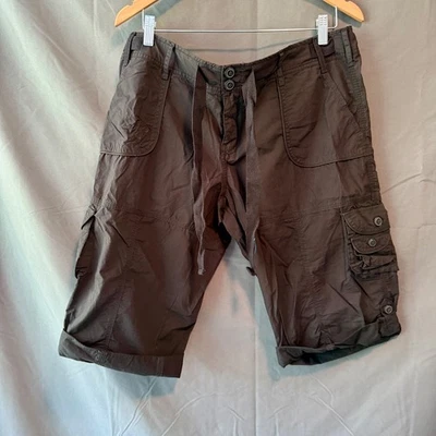 Calvin Klein Women’s Cargo Shorts Black Size Large Multi Pocket - Image 1 of 4
