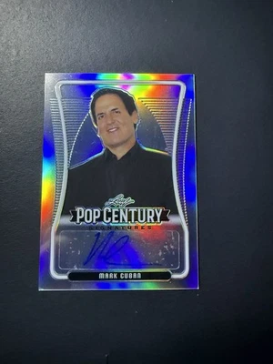 2020 Leaf Pop Century Signatures Mark Cuban Autograph 05/50 - Image 1 of 4