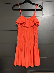 FUTURE COLLECTIVE Mini Abito Donna Senza Maniche Increspato Nuovo con etichette Tg S - Foto 1 di 7