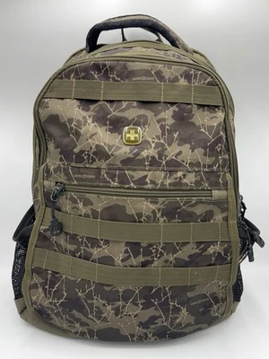 Mochila para portátil SWISSGEAR 6981 en camuflaje verde oliva Foto 1 de 4