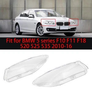 Paar Scheinwerfer Linsen Streuscheiben Abdeckung für BMW F10 F11 F18 520 525 su - Bild 1 von 5