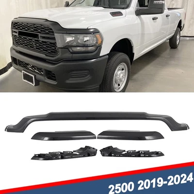 Matte Black Front Upper Grille Molding Trim For 2019-2024 Ram 2500 3500 4500 New Foto 1 de 4