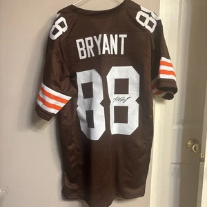 Maglia calcio autografata Harrison Bryant NFL Florida Atlantic Texans TE EUC - Foto 1 di 4