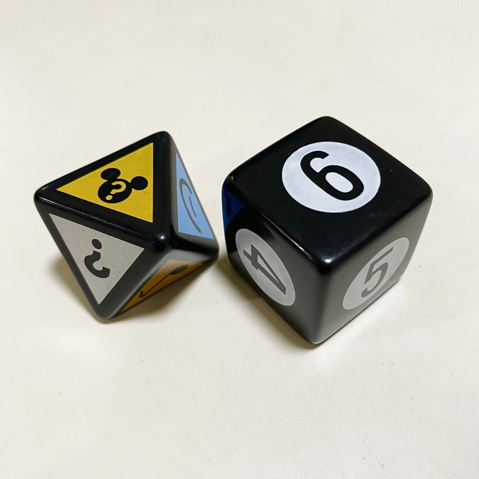 ¿Escena Disney? Juego de Mesa Repuesto Dados 2 Piezas Foto 1 de 1