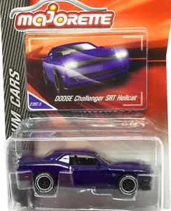 Majorette Dodge Challenger SRT Hellcat Purple 1:66 (3") Package with Card - Picture 1 of 4